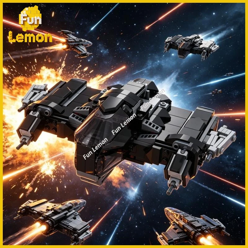 

High Detail Porax 38 Rogue Class Starfighter Building Blocks MOC Galactic War Aircraft Exquisite Ornament Toy