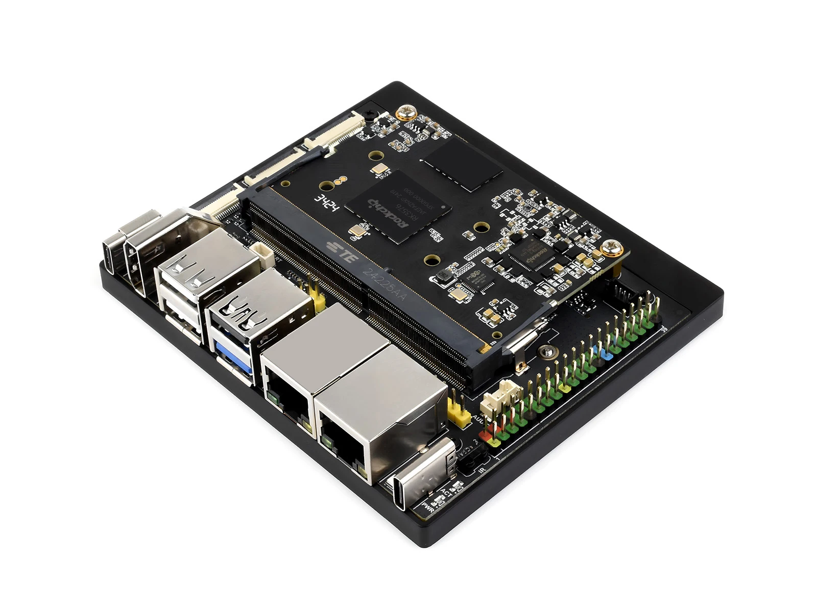Luckfox Core3576 Edge Computing Development Board,Rockchip RK3576 Octa-Core 2.2GHz,6 TOPS Computing Power NPU