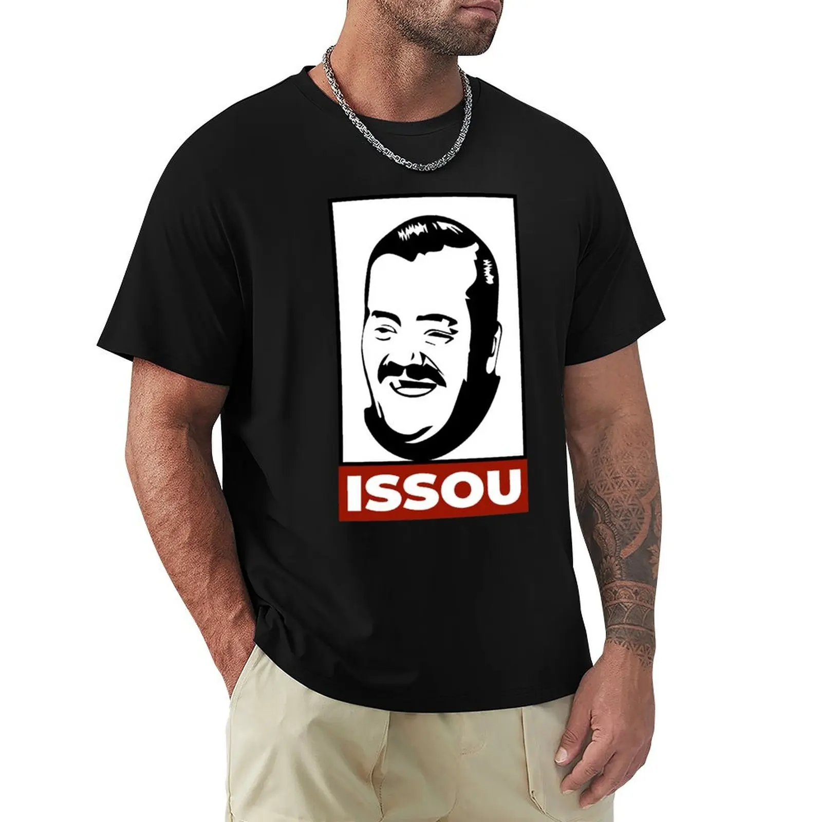 Футболка EL RISiTAS ISSOU: Juan Joya Borja, модные рубашки, футболки, уличная одежда, мужские футболки