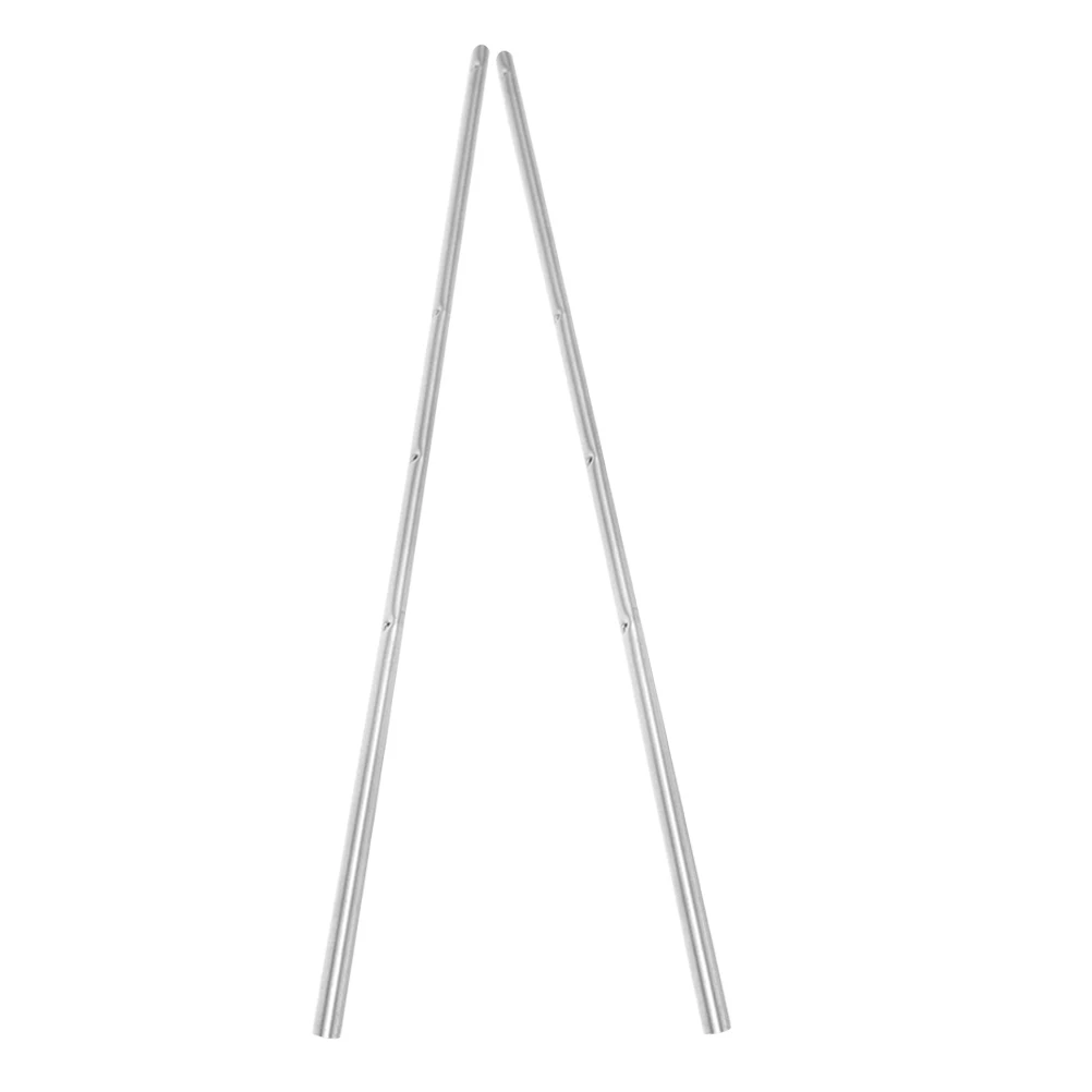 

2pcs Machine Rod Desk Soccer Machine Accessory Replacement Metal Football Handle Smooth Surface