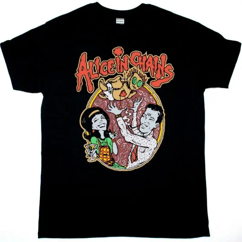 Alice In Chains album graphic unisex 100%Cotton shirt, 2026 Summer New Men's Y2k vintage rock style fashion streetwear T-shirt