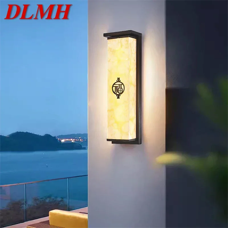 DLMH Contemporary LED Outdoor Wall Lamps Electric Simplicity Waterproof Balcony Hallway Courtyard Villa Gate Hotel