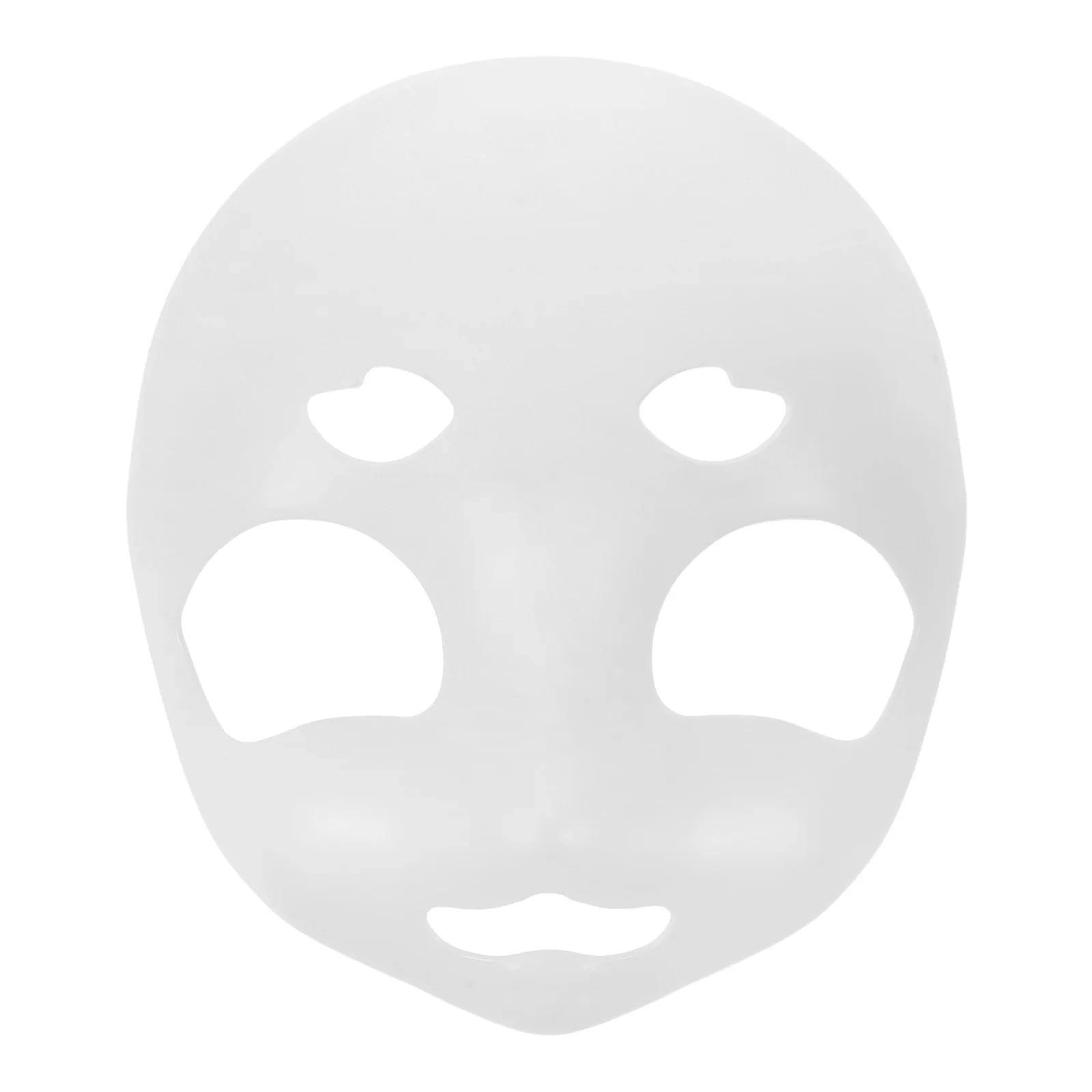 

White Unpainted Fursuit Head Base Mask Blank Plastic Animal Mask for Halloween Masquerade Cosplay Accessory Animal Masks