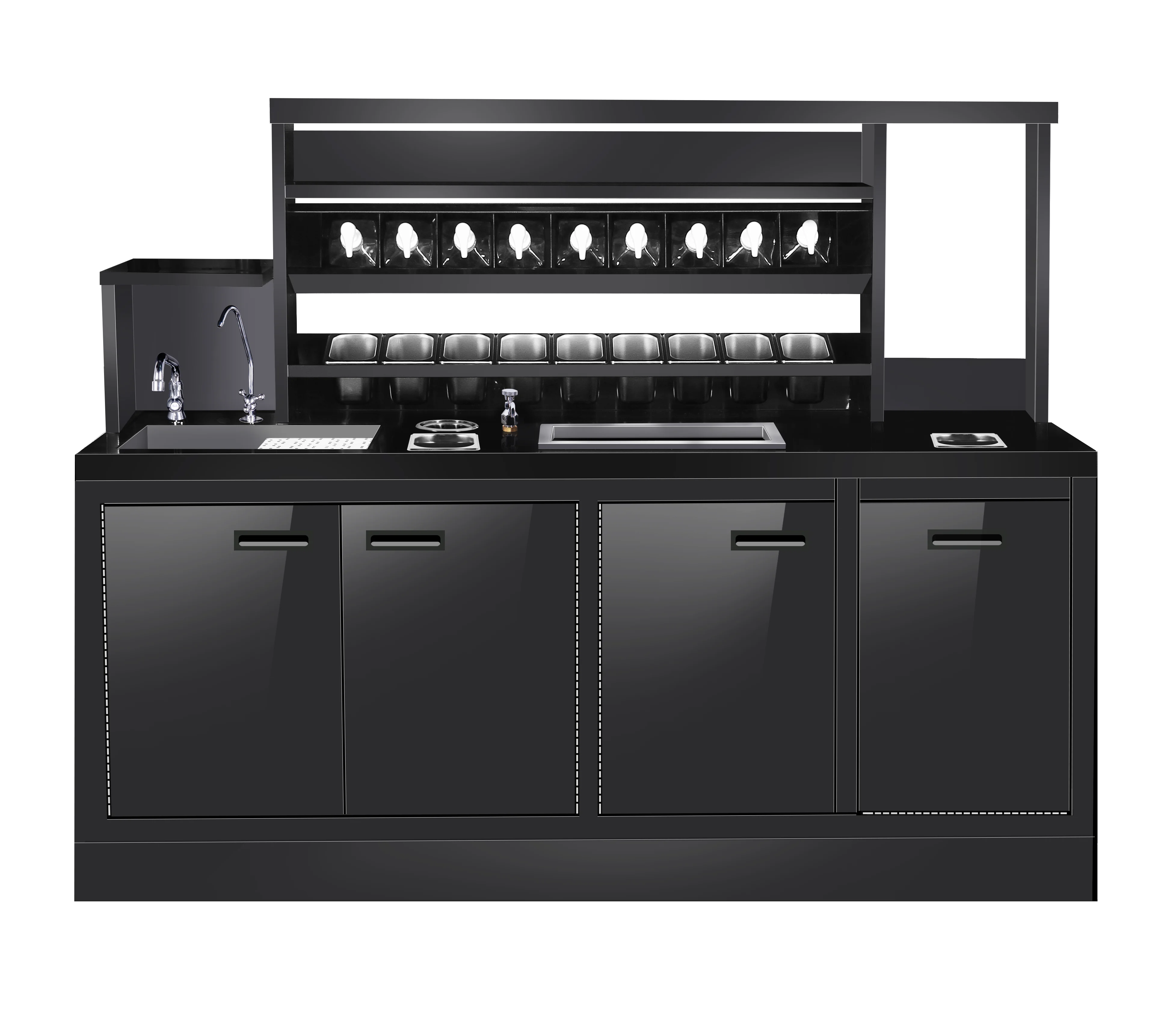 New Type Customized Bar Counter Station Milk Tea Service Cocktail Bar