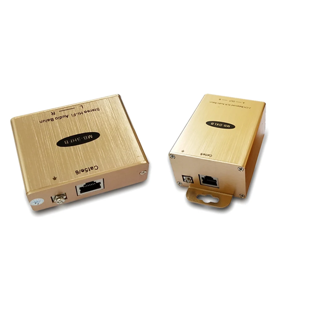 MUXBOXS Unbalanced RCA To XLR Box AV Audio Impedance Converter Stereo Line Level To Balanced Amplifier For Home Theater
