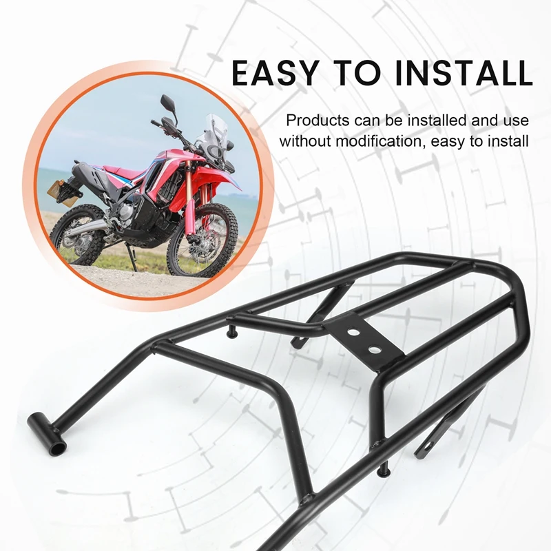 Queue arrière de moto T1 pour Honda, Top Box Case, Valise, Electrolux Board, CRF300L, CRF300L, CRF 300, RALLY 2021, 2022