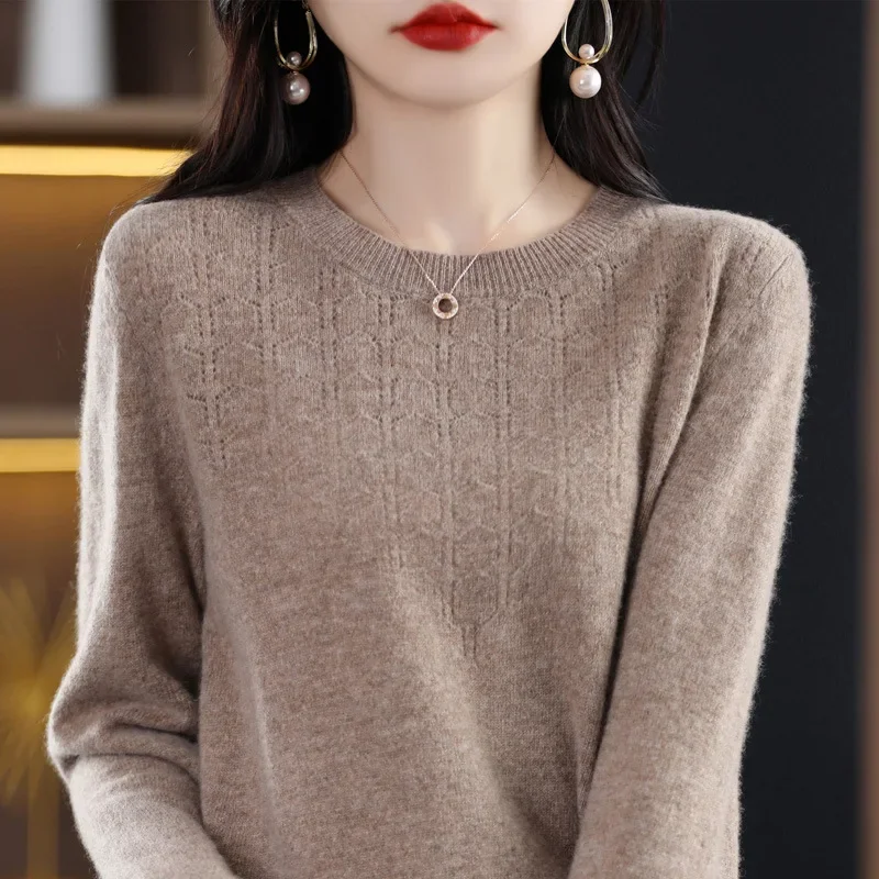 2024 Women Sweaters Autumn Winter Long Sleeve Pullovers Knitwears Warm Pullovers Korean Fashion Bottoming Shirts Slim Fit Jumper