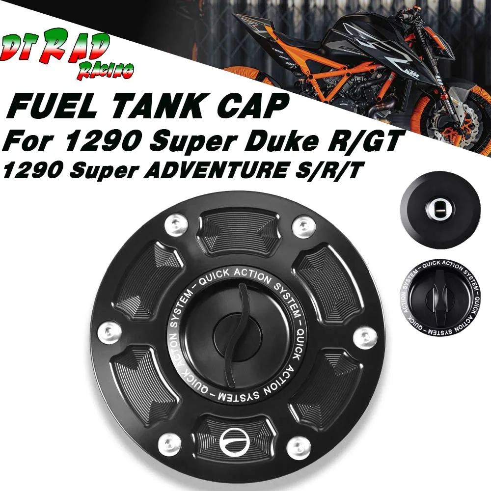 Motorcycle Fast Gas Racing Fuel Tank Cap Locking Gasoline Plug For 1290 Super Duke R/GT 1290 Super Adventure S/R/T Accessories