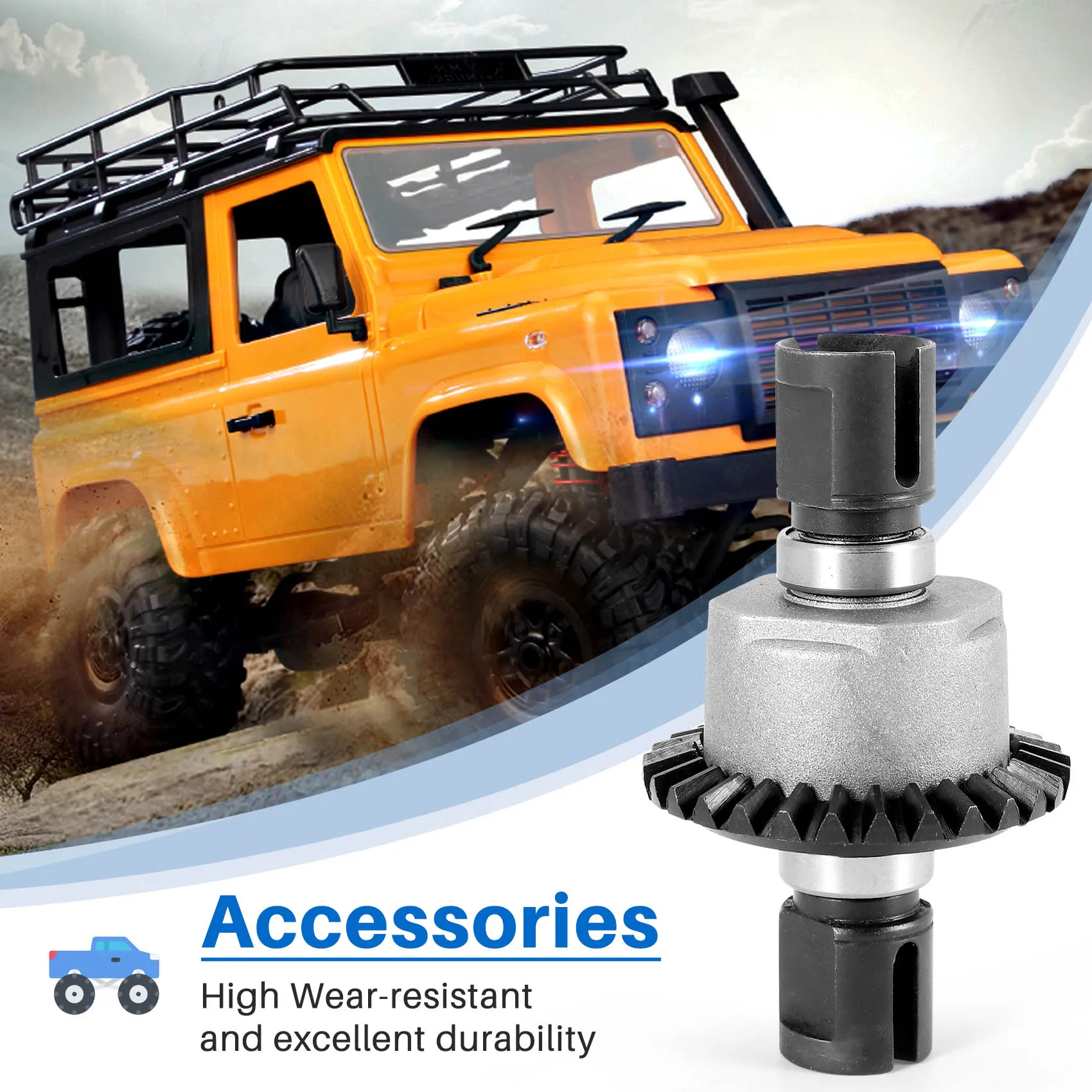 قطع غيار تروس تفاضلية لسباقات HPI Savage XL FLUX Rovan TORLAND ، شاحنة بدون فرش ، قطع غيار سيارات بالتحكم عن بعد