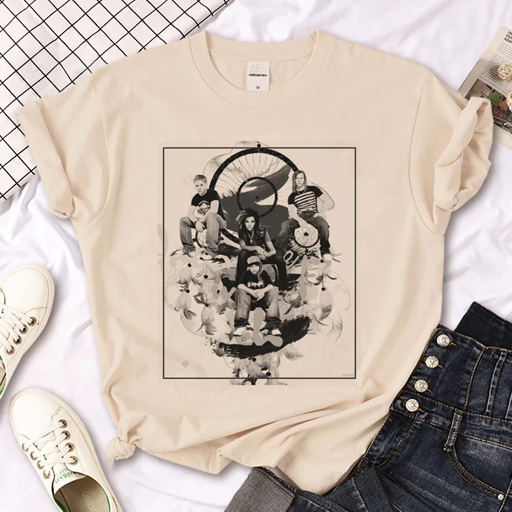 Tokio Hotel Tee women streetwear t-shirts female designer streetwear harajuku clothing