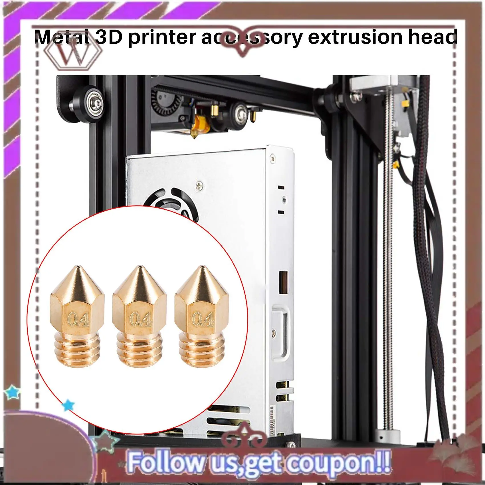 Комплект Hotend для принтера ABBG-3D MK8 с экструдером, печатающая головка, собранный комплект экструдера Hot End для Ender 3 Ender 3 Pro