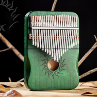 21 Keys Wood Maple 17 Keys Hollow Kalimba for Kids gift Mbira Sanza Thumb Piano For Beginner Musical Instrument