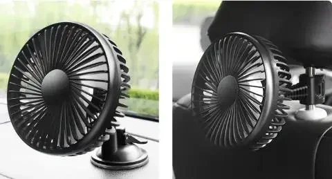 Car universal  12V/24v USB silent fan automotive interior Sucker fan car accessories