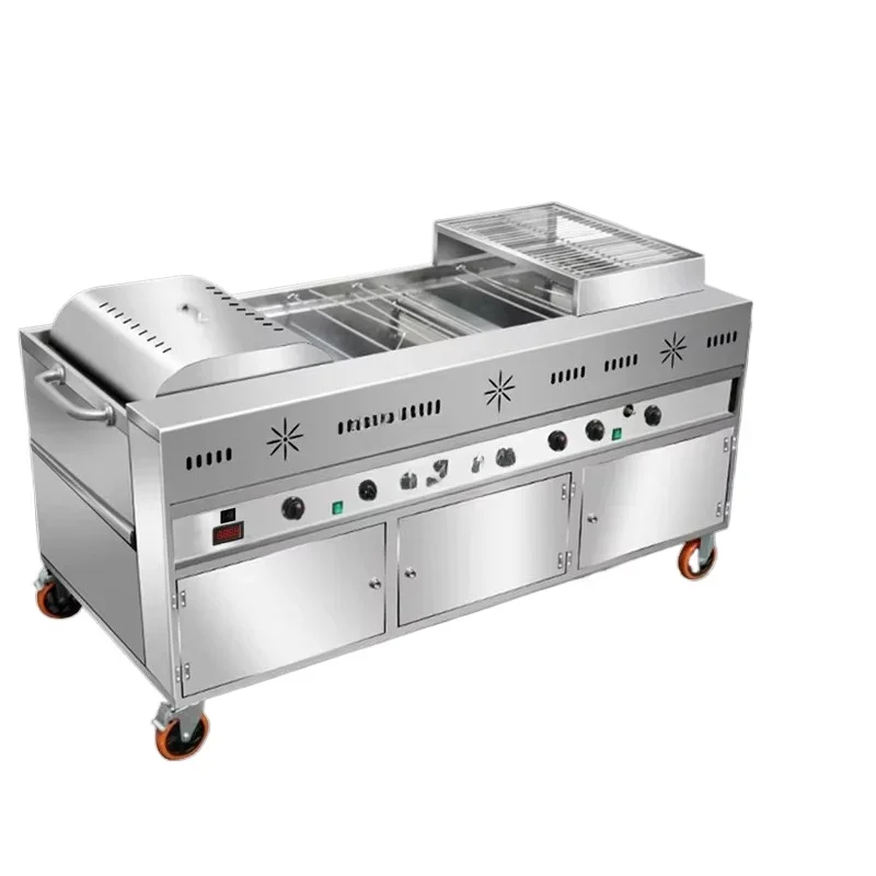 CX Rock Roast Chicken Oven Rotary Automatic Commercial Orleans Roast Chicken Machine Gas Oven