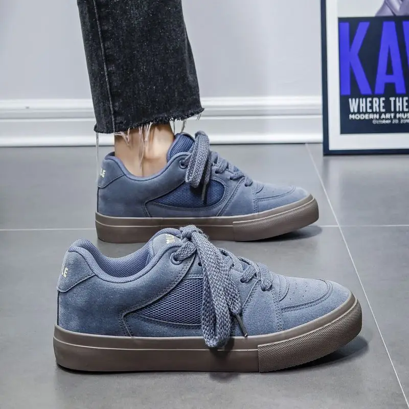 2025 New Men's Korean Style Fashion Sneakers Casual Sports Shoes Comfortable Lightweight Walking Shoes Daily Wear