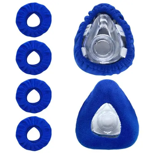 Reusable CPAP Mask Liners for Medium Cushions 4 Pack Soft Padded Covers Absorb Facial Oil for Extended Wear Breathable