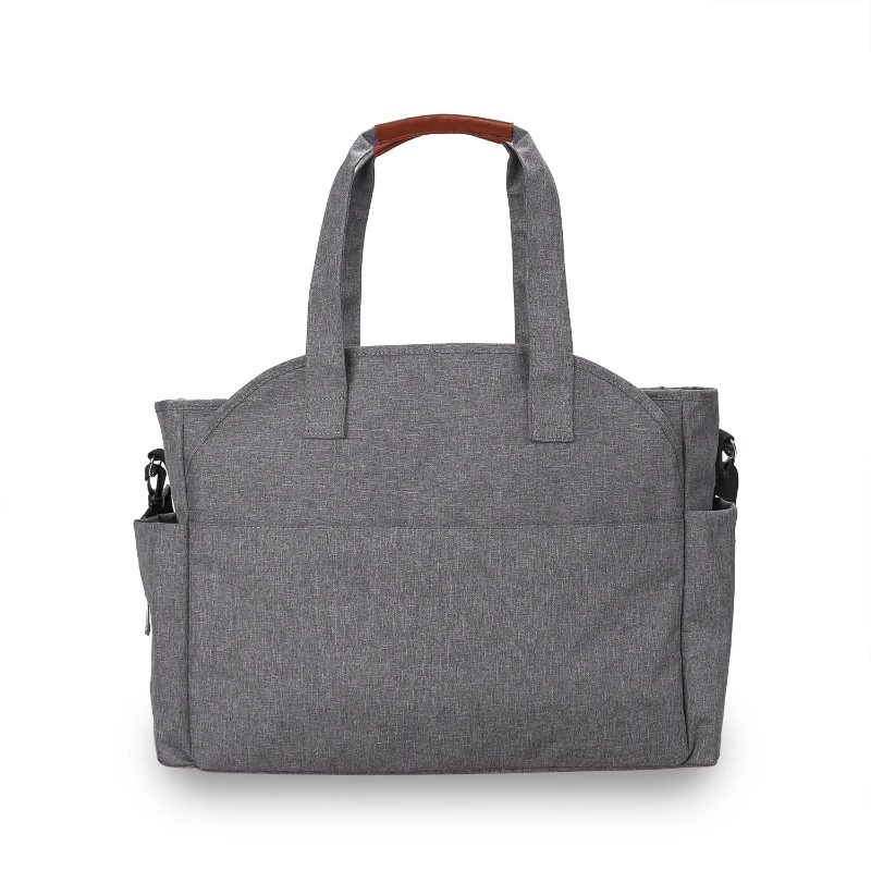 Bolso de mano de un hombro para mamá, bolsa de pezón a juego geométrica impresa para madre y bebé, bolso para mamá al aire libre, nuevo