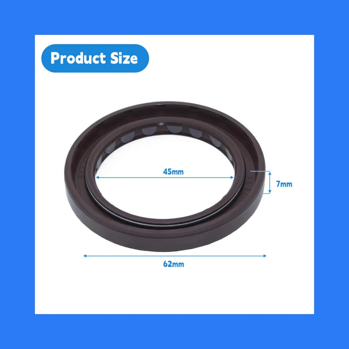 

High-quality fluororubber oil seal, 45*62*7mm, BABSL10FX2 style oil seal, is a dependable option for hydraulic pump motors.