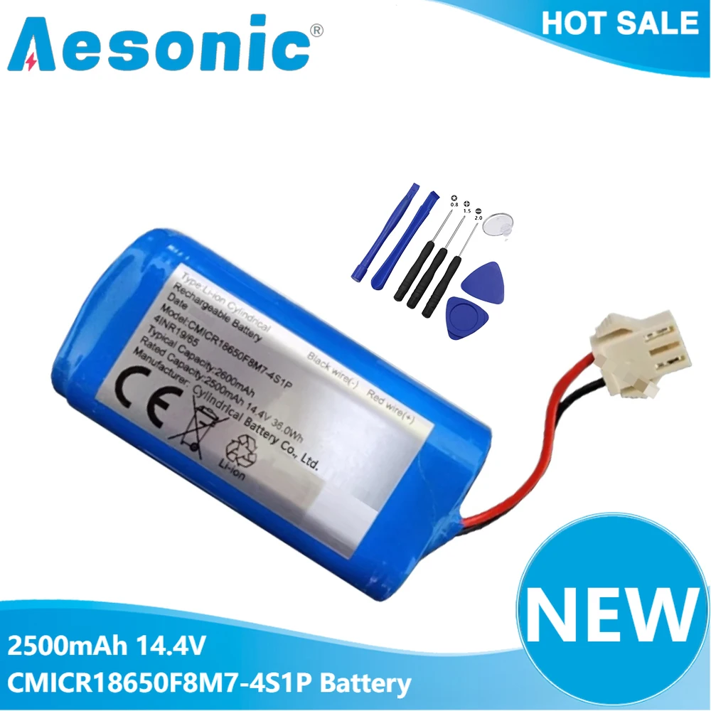 

Сменный аккумулятор 2500 мАч, 14,4 В, CMICR18650F8M7-4S1P, 2600 мАч, 36,0 Втч, цифровые аккумуляторы
