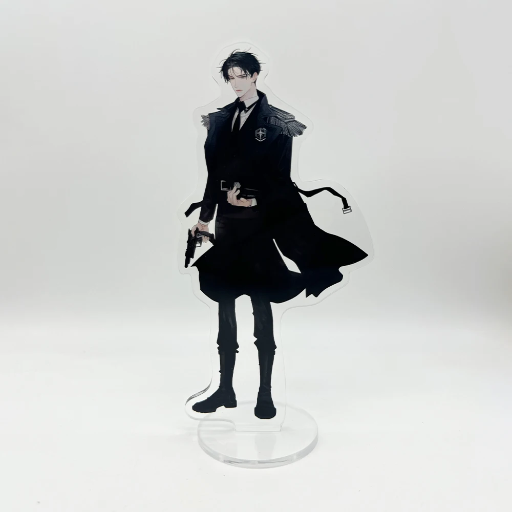 Anime Chinese Manhwa Little Mushroom Wrong But Still Right Acrylic Stand Lu Feng, An Zhe Colored Paper Badge Cosplay Gift