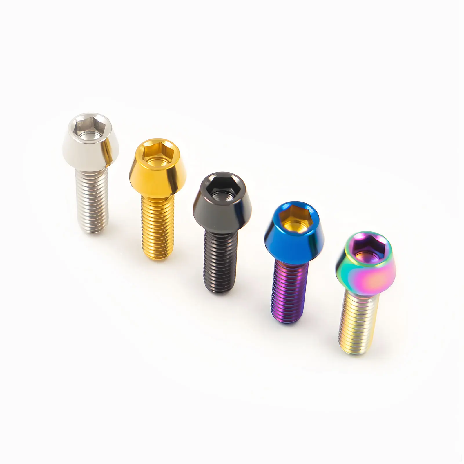Titanium Bolt M4 X 8 15 20 25mm Screw for MTB Road Bicycle Seatpost Headset Brake - Bike Hardware Accessory