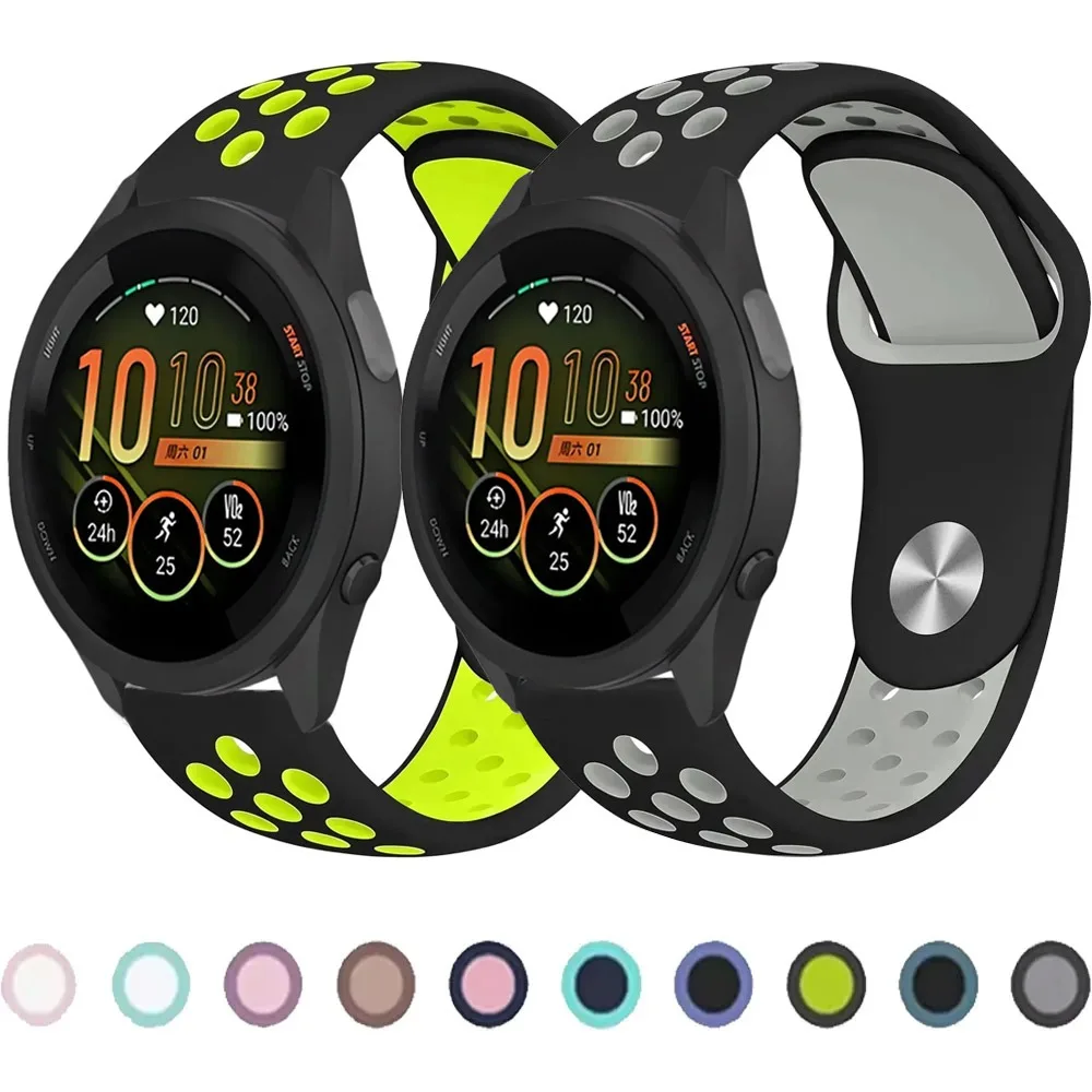 �y�Z�[�����zGarmin Venu 3 2�AForerunner 570�A970�A265�A55�A165�A965�A255�Ή� 18mm 20mm 22mm �V���R���X�g���b�v ���X�g�o���h �u���X���b�g