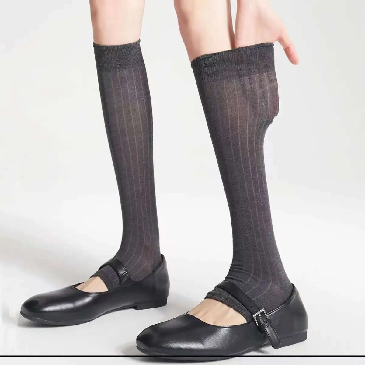 3/1pairs الصيف نصف الساق الباليه الجوارب الصيف سامسونج العجل مطاطا جورب المرأة الكورية الحلو Y2K أنبوب طويل كومة Sockings