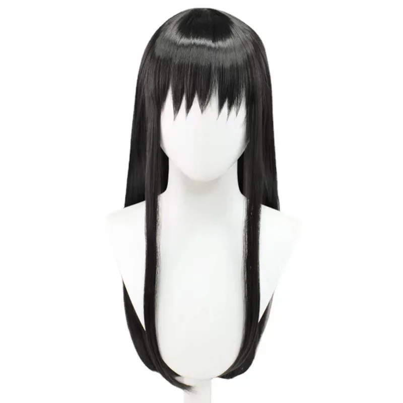 Akemi Homura Cosplay Wig Black Long Straight Heat Resistant Synthetic Hair Wigs Cos Party Women Costume Party