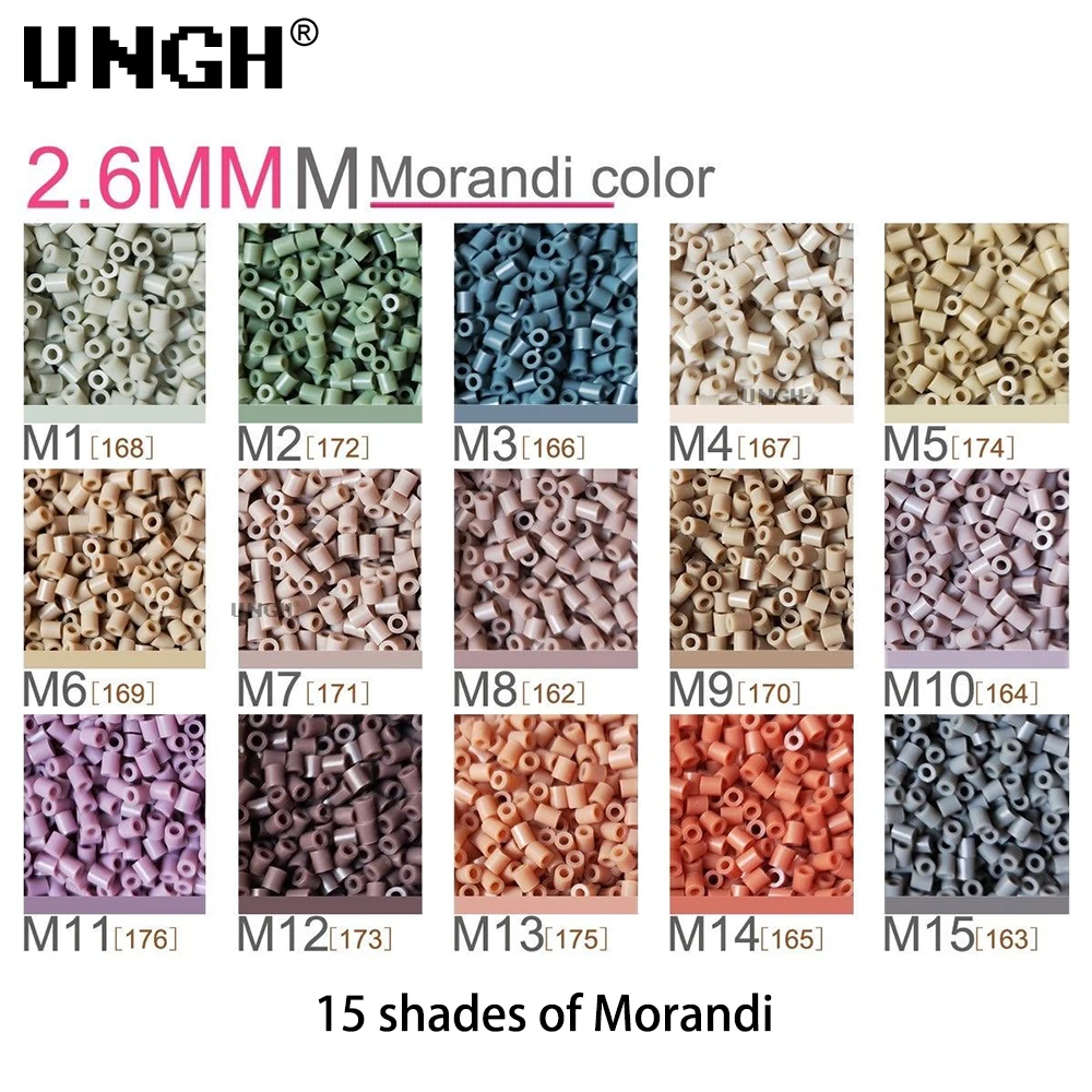 Perler Mard Bean Fusion Bean 2.6mm Pindou DIY materiaalpakket Feestdagen Cadeaus Bureaudecoratie Handwerk sleutelhanger