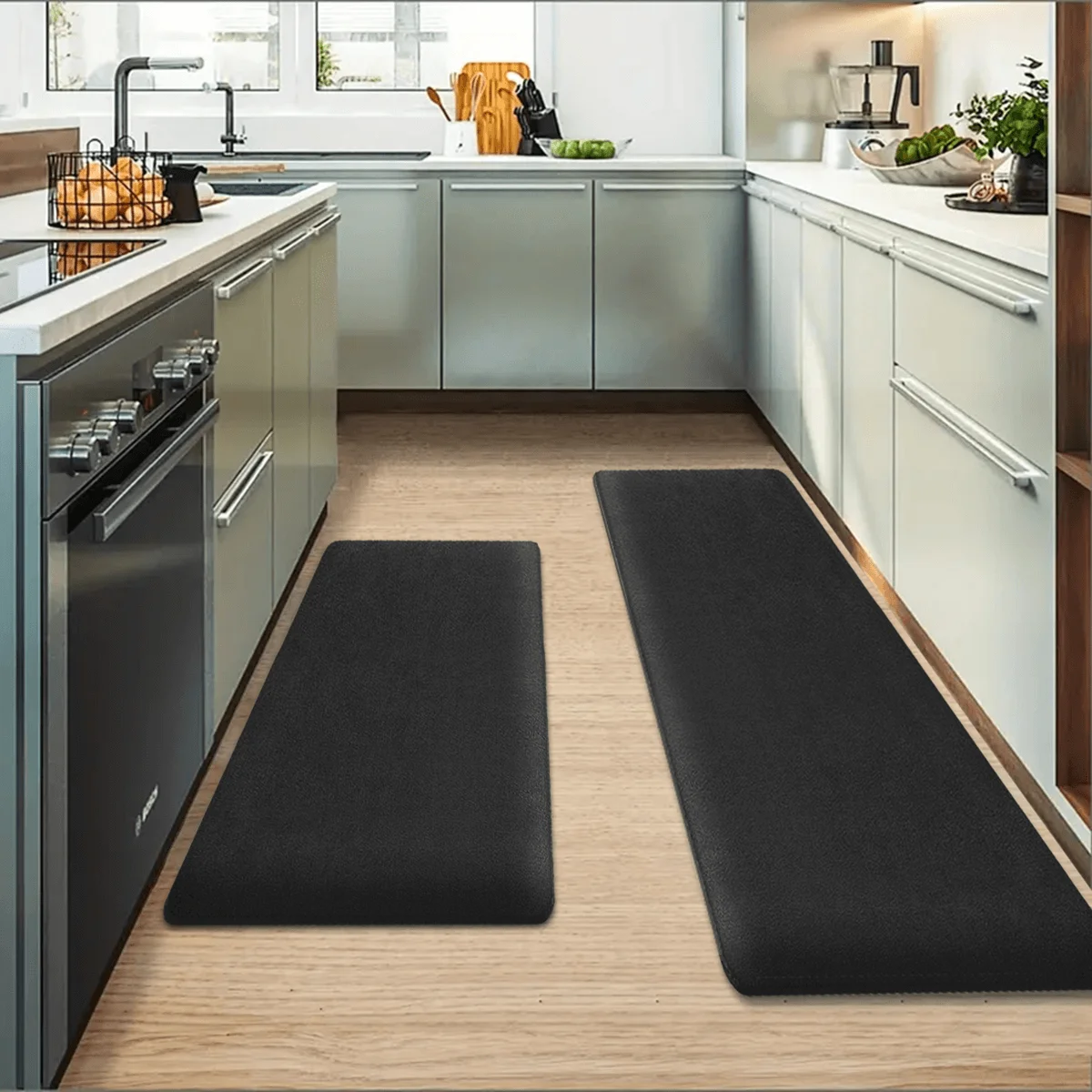 1pc kitchen mat  Quick-Dry Memory Foam Kitchen Mat - Luxuriously Soft, Non-Slip, Ideal for Kitchen,  Washable rugs rug