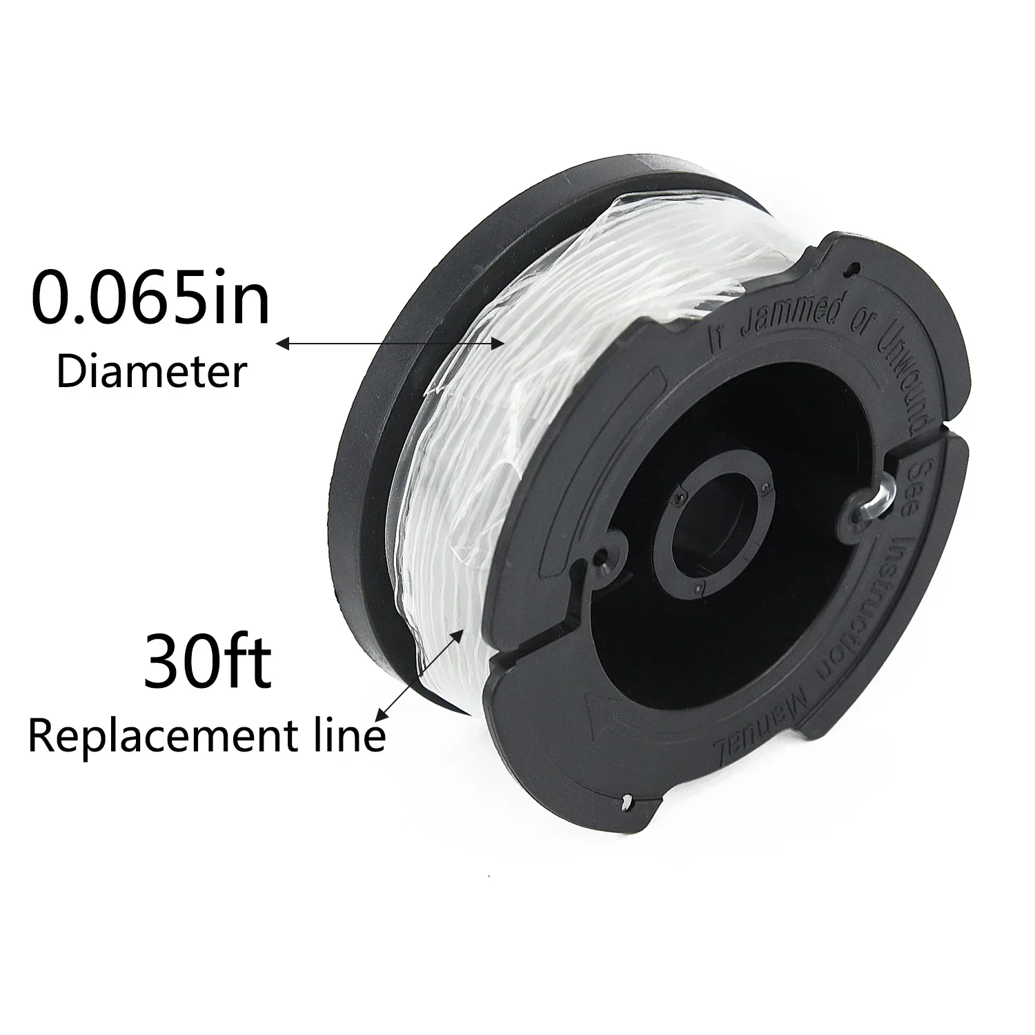 Home Accessories Nylon Black 30ft Spool Line For BLACK+DECKER AF-100 Pro Part Line String Replacement Spool New