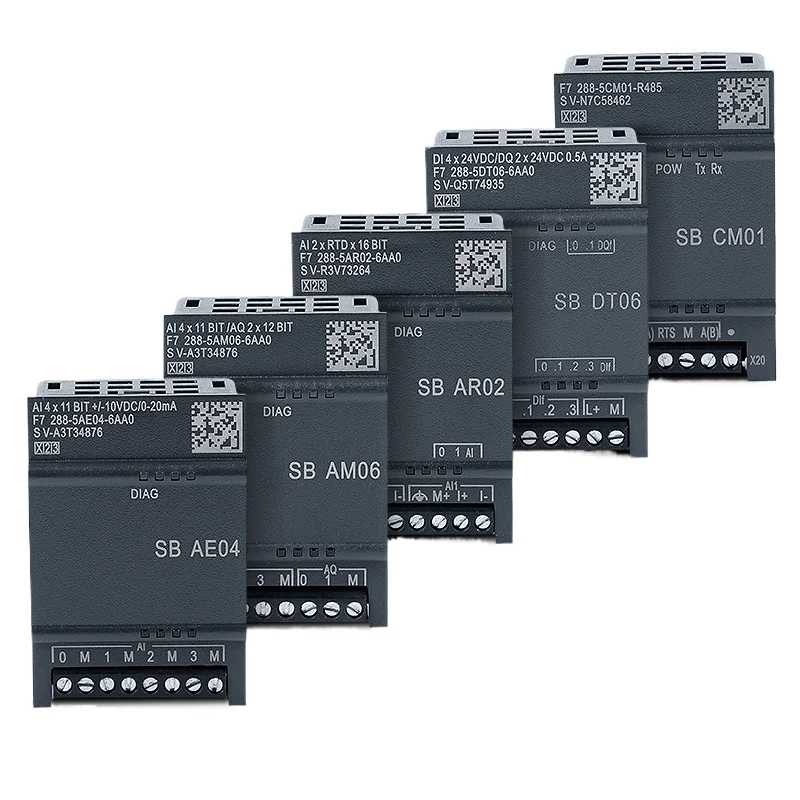 

Suitable for Smart S7-200 PLC Compatible with Siemens 200Smart Expansion Module SB Signal Board CM01 AM03 AQ01 AE02