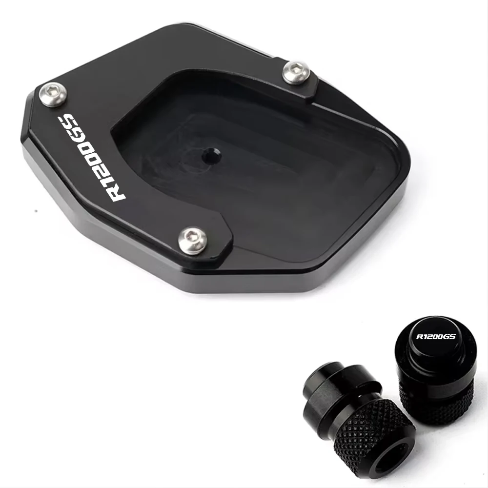 Para bmw r1200gs 2007-2011 2012 r 1200 gs adv aventura 2008-2011 2012 suporte lateral de alumínio da motocicleta ampliar suporte