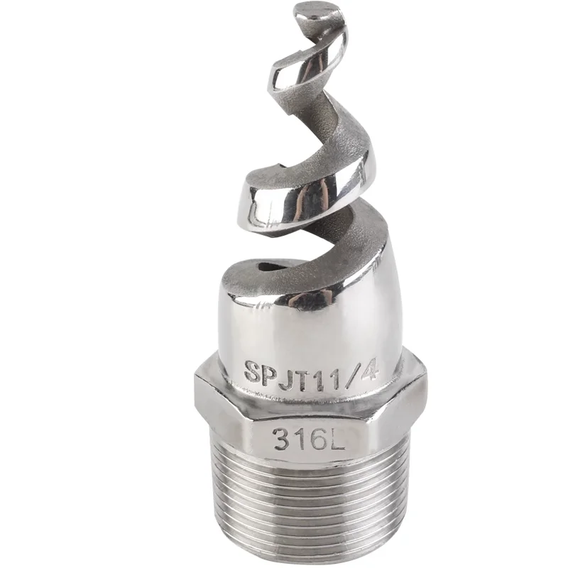 

1/4 "-1" (DN8-DN25) BSP304 Stainless Steel Spiral Cone Atomizing Nozzle Dust Removal For Garden And Lawn Irrigation