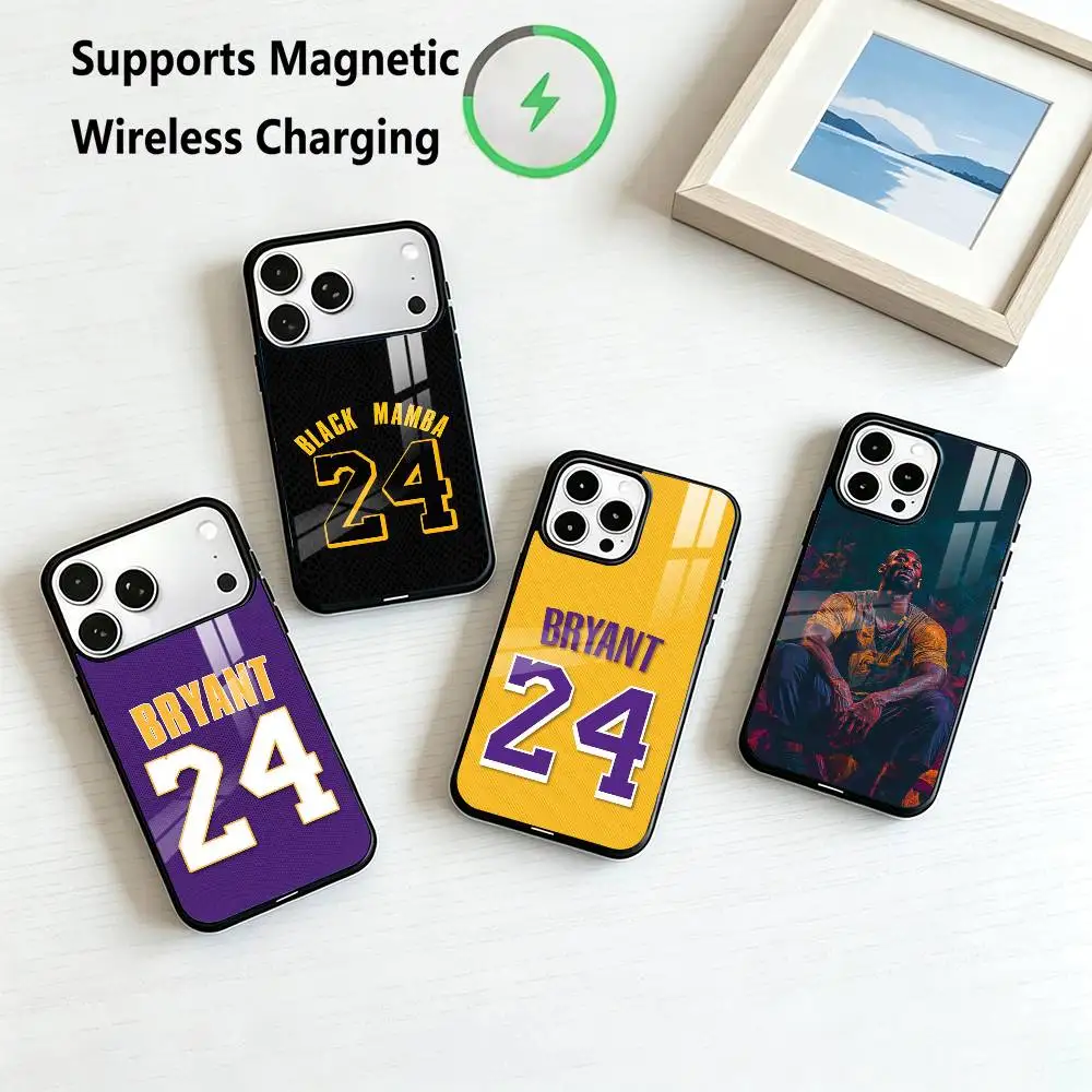 Kobe-E Bryant-T Star-S  Phone Case For iPhone17,16,15,14,13,12,11 Plus,Pro Compatible with magnetic wireless charging Gift