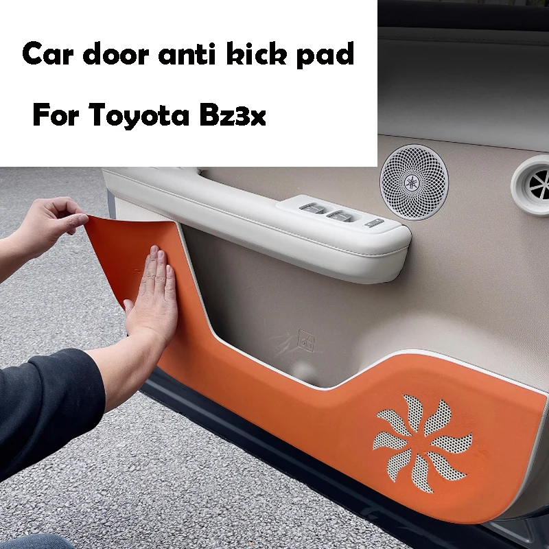 

For Toyota Bz3x 2025 Car Door Anti Kick Pad Leather Material Effective Protection Car Accessories