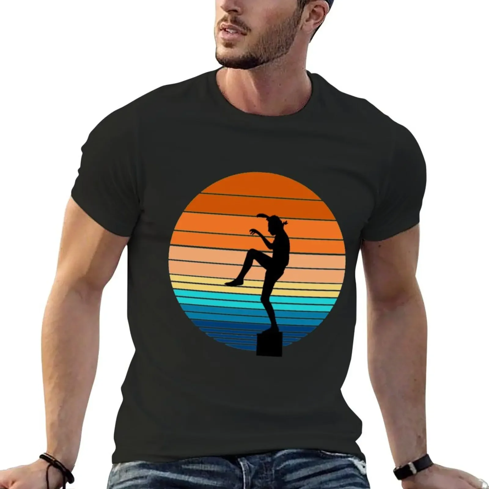 

Karate Kid Retro Sunset Karate T-Shirt anime t shirts oversizeds vintage clothes for a boy funny t shirts for men