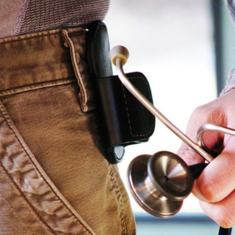 

Heavy Duty Stethoscope Clip Holder with Construction and Reliable Closure System Stethoscope Case for on The