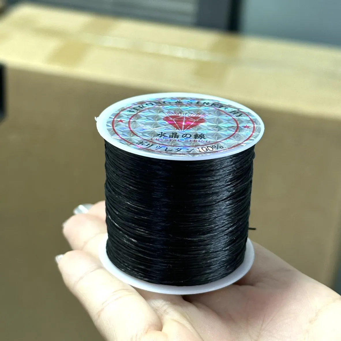 60M/Roll Strong Elastic Crystal Beading Cord 0.6mm Stretch Thread String Bracelet Wires For Jewelry Making Cords Line image 6