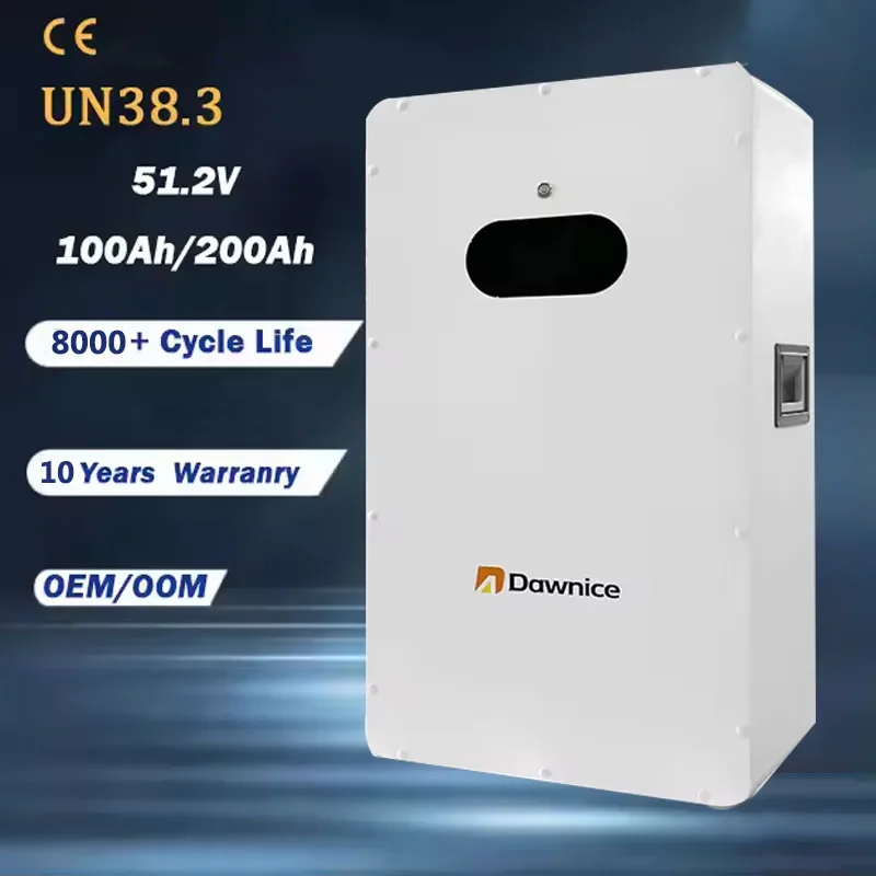 

48V 100Ah 200ah Lifepo4 Lithium Ion Battery Power Wall Solar Energy Storage Lifepo4 Batteries Home Solar Storage Battery