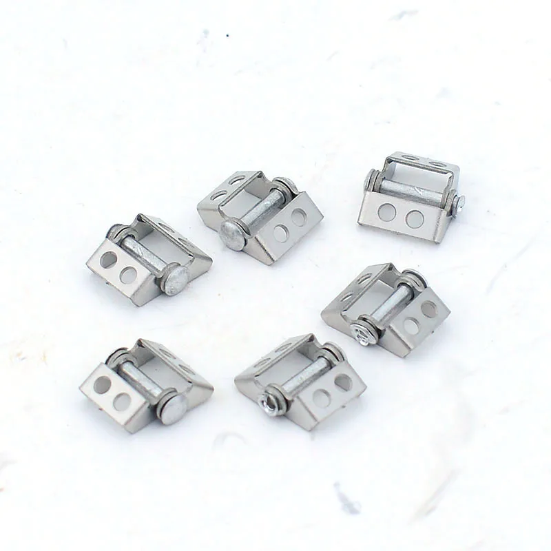 6pcs Metal Door Hinge Body Hinge for 1/14 Tamiya RC Dump Truck Tipper Trailer SCANIA 770S VOLVO BENZ MAN TGX Car Accessories Diy