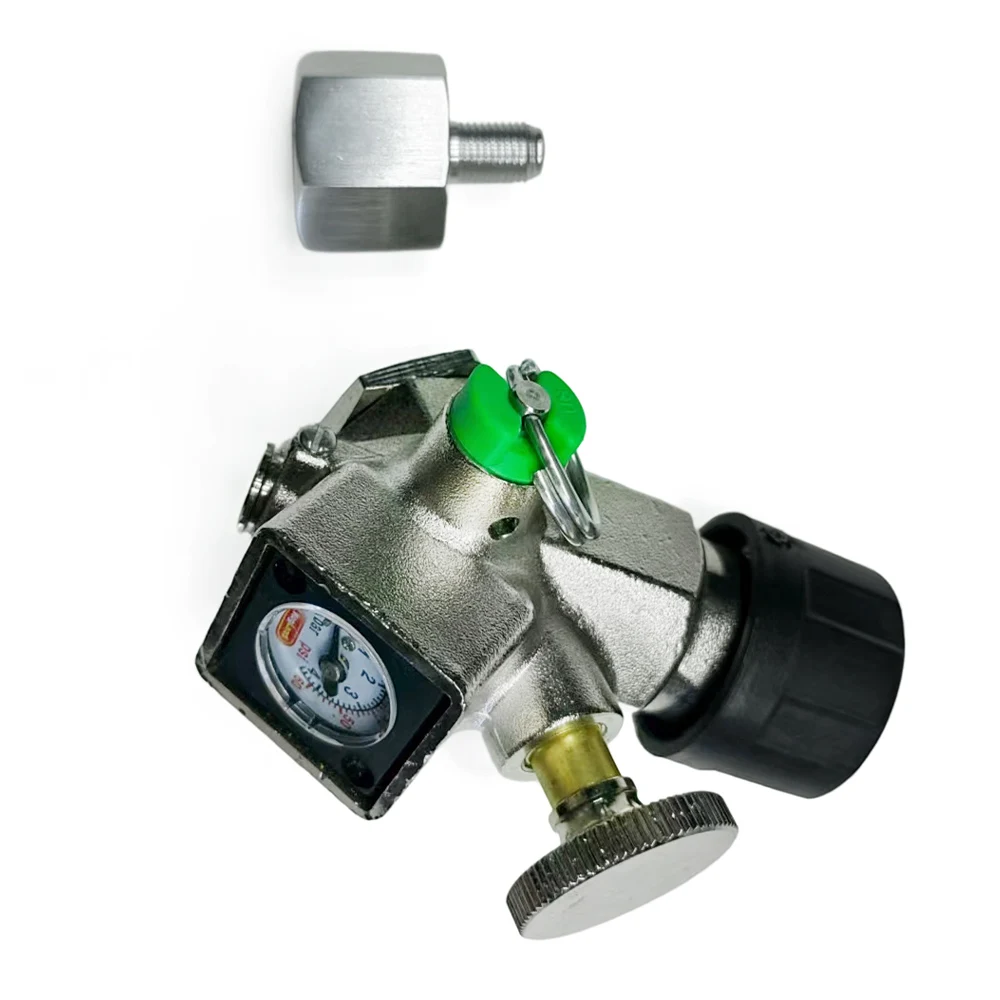 KegLand Free Shipping Mini Regulator with Different Adaptor Suits Cylinders Beer Brewing  Equipment Home Appliance