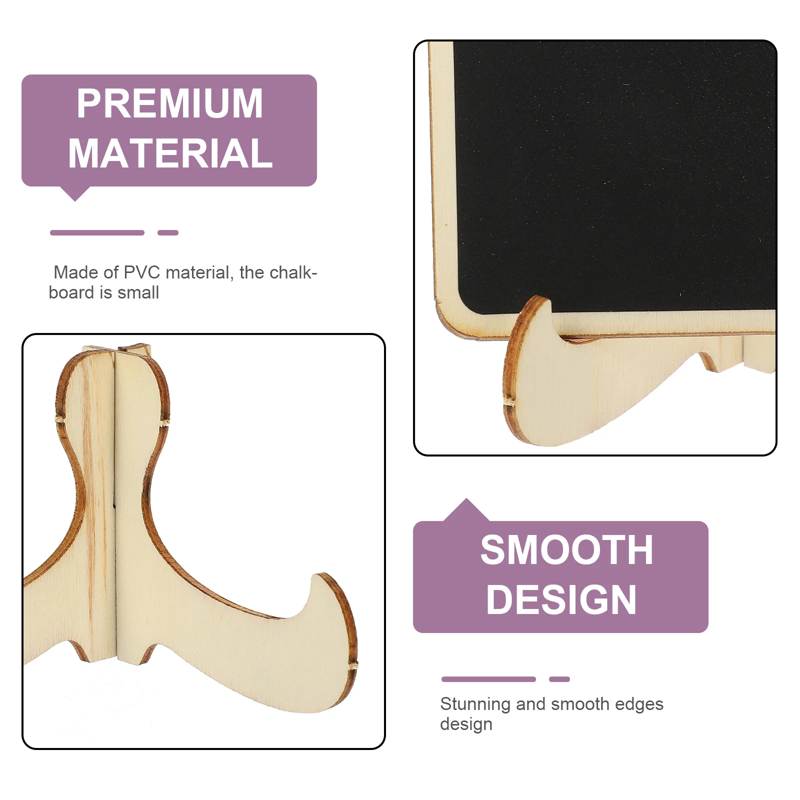 

10Pcs Small Chalkboard Set Erasable Letter Board for Party Wedding Decoration Desktop Message Board Multi-Function Household