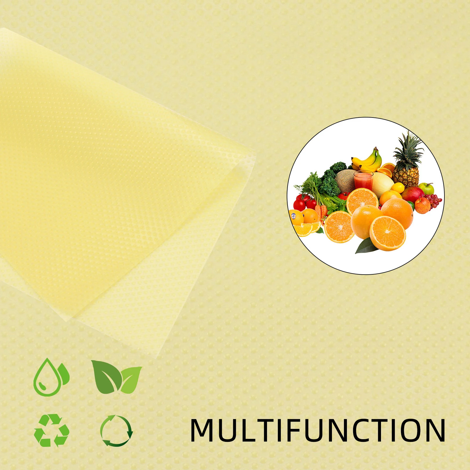 

8pcs Kitchen Cabinet Liners Washable EVA Fridge Mat Refrigerator Shelf Drawers Heat Resistant Oil Proof Moisture Proof Storage