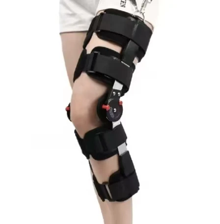Adjustable Model Orthopedic Support Stabilizer Knee Brace for Post Surgery Recovery Injury Rehabilitation Health Care