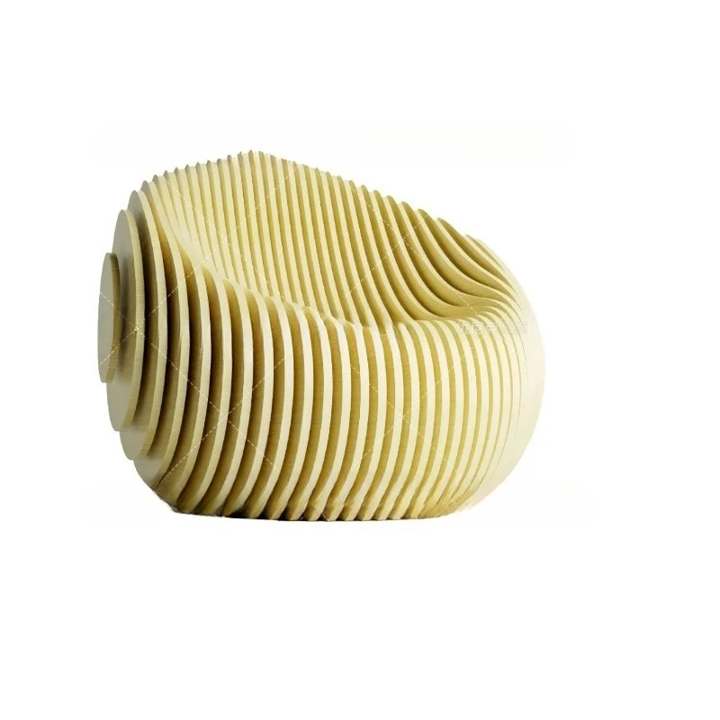 

Solid wood sliced single sofa seats, hotel clubs, restaurants, B&Bs, apartments, villas, creative leisure art seats