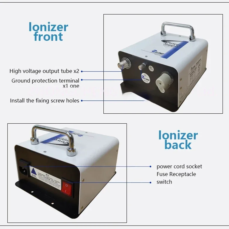 1PC 10KV Ion Air Gun In Addition To Electrostatic Dust Removal air gun large head air adjustment electrostatic gun