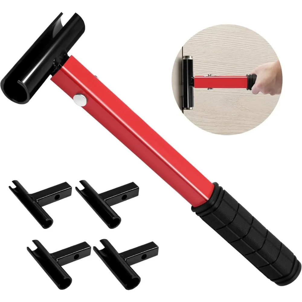 Door Hinge Adjustment Tool Kit 4 in 1 Hinge Gap Wrench for Residential and Commercial Heavy Duty Painted Steel Hinge Wrench