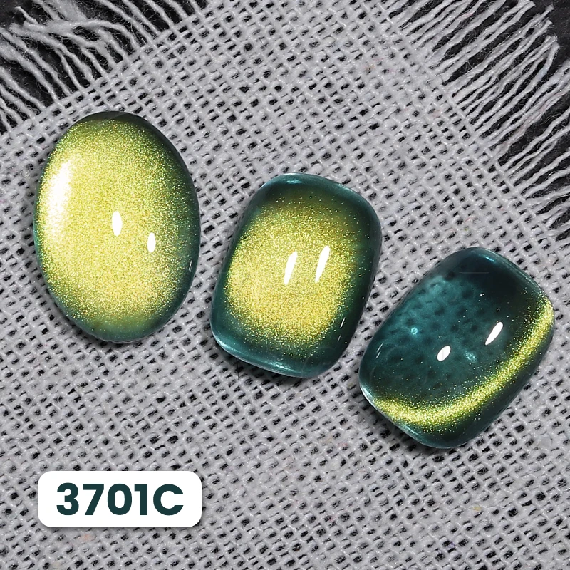 

Гель-лак для ногтей YOKEFELLOW 10 мл Green Planet Cat Eye, магнитный гель с эффектом кошачьего глаза, смываемый, УФ/LED, полуперманентный, для маникюра и нейл-арта