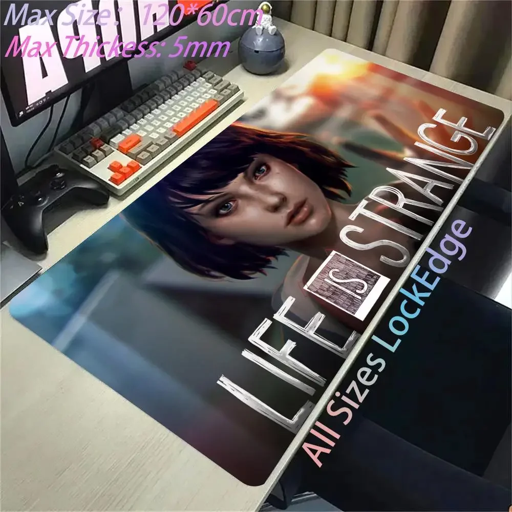 Life is Strange Large Gaming Mouse Pad Computer Mousepad PC Gamer Laptop Mouse Mat Office Mausepad XXL Keyboard Mat Desk Pad